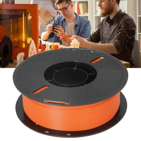 PLA 3D-printer filament 1,75 mm 1 kg - miljøvenlig røgfri - Orange