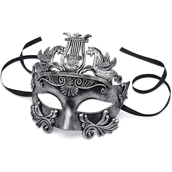 Maskeradmask för Män - Romersk Grekisk Mytologisk Venetiansk Mask Halloween Cosplay Mardi Gras