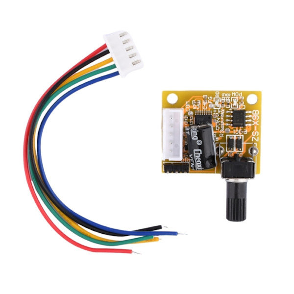 BLDC Trefas Borstlös Hall Motor Controller Drivrut Hastighetskontroll Elektriskt Justerbar 5V-12V Drivbräda Hållbar