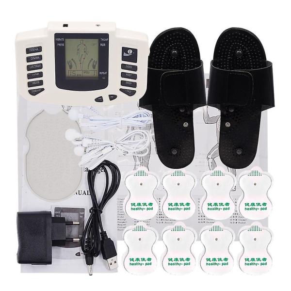 12 Button Tens Machine Physiotherapy Ems Muscle Stimulation Exerciser Electric Massager Pain Relief Home Use Devices