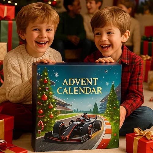 Adventskalender Bilarrangement Festgaveesker Blind Box W 1 Set