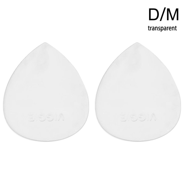 Silikonkamel tå döljare återanvändbar spårlös osynlig dyna annons Transparent2pcs M