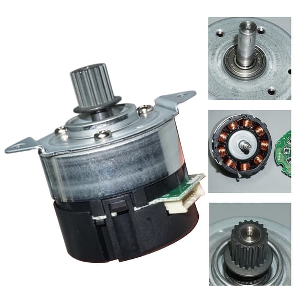 Dc 9v/12v/24v 24h Pwm Børsteløs Servomotor Cw/ccw Innebygd Drivkoder