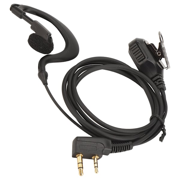 Kaksipuolinen radiopuhelin kuulokkeet Universal K Head 2 Pin Elektrolyysi Walkie Talkie Kuulokkeet Mikrofonilla 10kpl Sarja