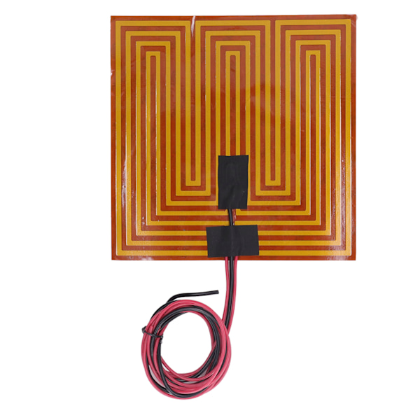 PI Varmeelement Film Fleksibel 150℃ 7,9 X 7,9 Tommer Selvklæbende Varmeplade Til 3D-printer DC12V 120W