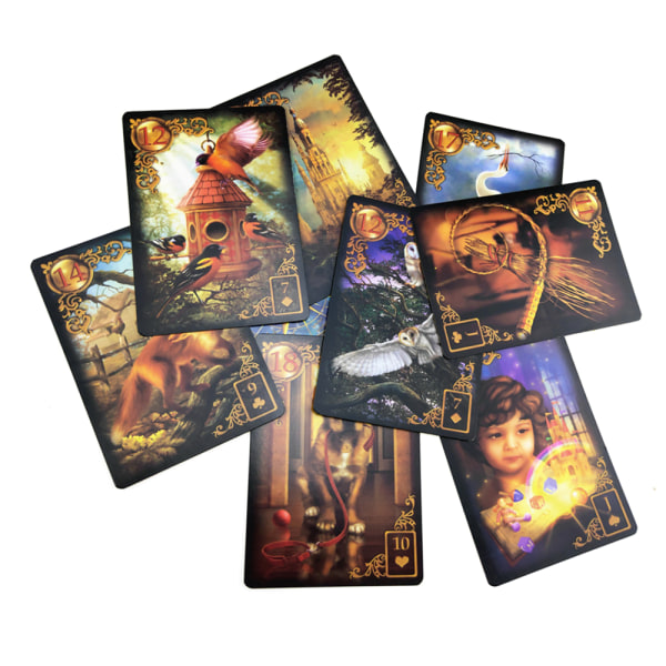 47 Lenormand orakelkort Golden reverie Lenormand Tarot Deck