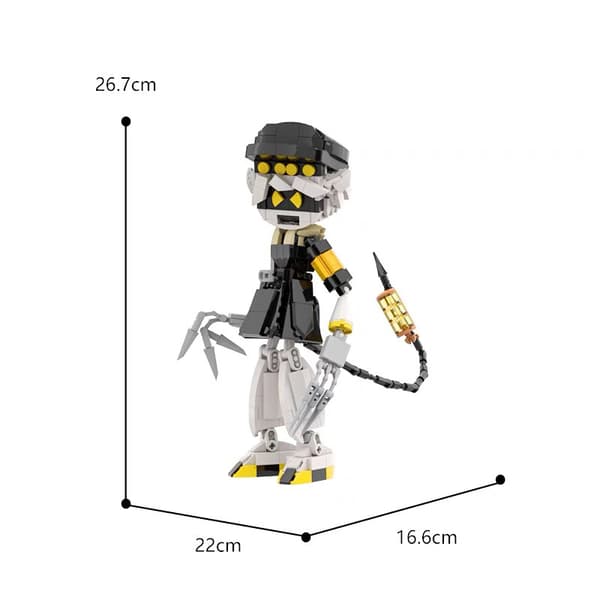 V Robot Monteringsfigur Modell – Sci-Fi Stil Byggeleke *U-robot 399 deler* U-robot 399pcs