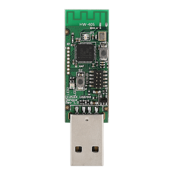 CC2531 USB-dongel trådlös paketanalysator protokollanalysator modul utvecklingskort