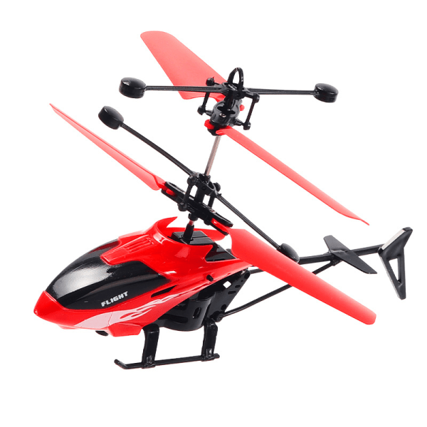 Remote-controlled aircraft, suspended helicopter, drop-resistant, incl