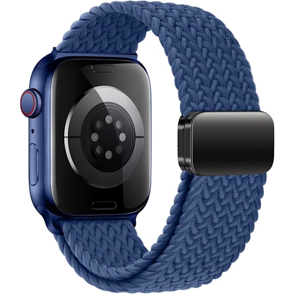 Sport Solo Loop kompatibel med Apple Watch Band 38mm 40mm 41mm for kvinner menn justerbar magnetisk SE 9 8 7 6 5 4 3 Ultra 2