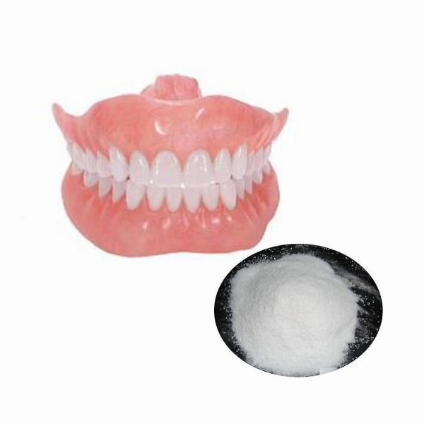 Otwoo tandprotes oral falska falska tänder Smile faner Klistra hängslen självhäftande pulver lim tänder