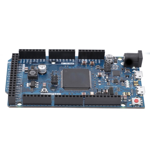 32-bittinen kehityskorttimoduuli ARM AT91SAM3X8E -mikrokontrollerille, jossa USB-kaapeli R3:lle