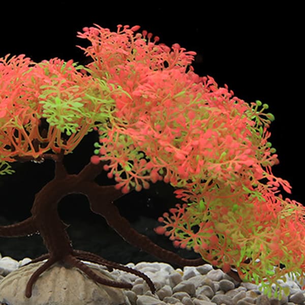 Akvarium Dekor Ornamenter Simulerte Furu Trær Dekorati{BT} 6
