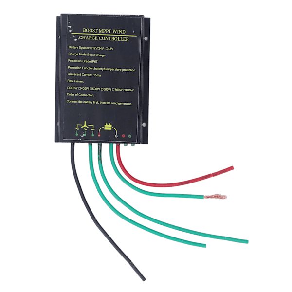 Vindmølleopladerstyring Vandafvisende MPPT Vindgeneratorstyring 48V 300W‑800W
