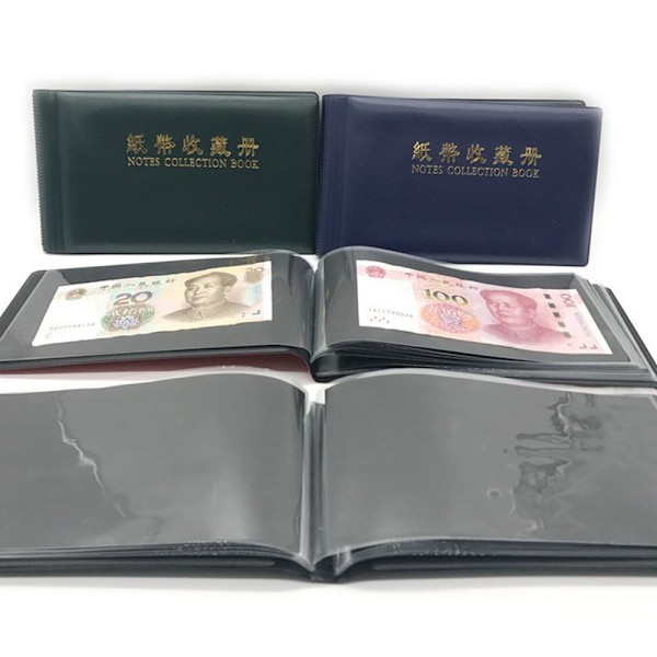 30 sider album for pengesedler