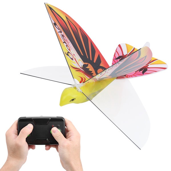 RC Flygande Fågel Leksak Hög Simulation 2.4GHz Fjärrkontroll EBird Barn Leksak (Orange)
