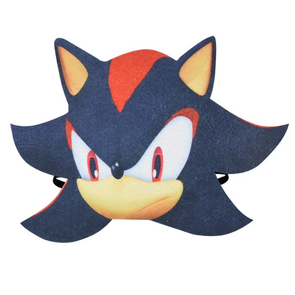 Sonic The Hedgehog Cosplay Kostume Tøj til Børn, Drenge, Piger - Heldragt + Maske + Handsker 10-14 År EU 140-164 - Perfekt Shadow Heldragt + Maske Shadow Jumpsuit + Mask 9-10 years = EU 134-140