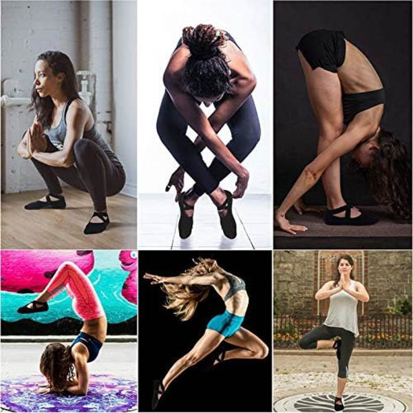 2 paria liukastumattomia joogaksuksia naisille, liukastumattomia pilates-suksia G-llä