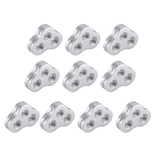 10 stk. Offset Mounts Luminumlegering 3-huls stabilisator Offset Mount til robotter Specifik installation
