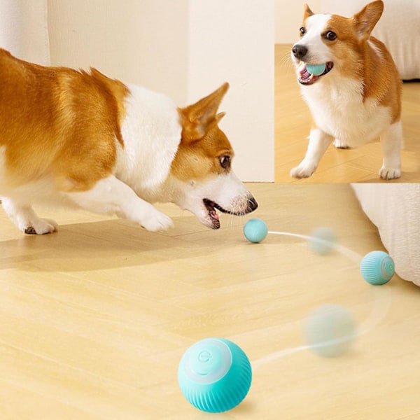 Interaktiv Kattboll Leksak, Automatisk Kattboll, Kattboll Leksak för Katter, Automatisk 360° Roterande Kattunge Leksaker