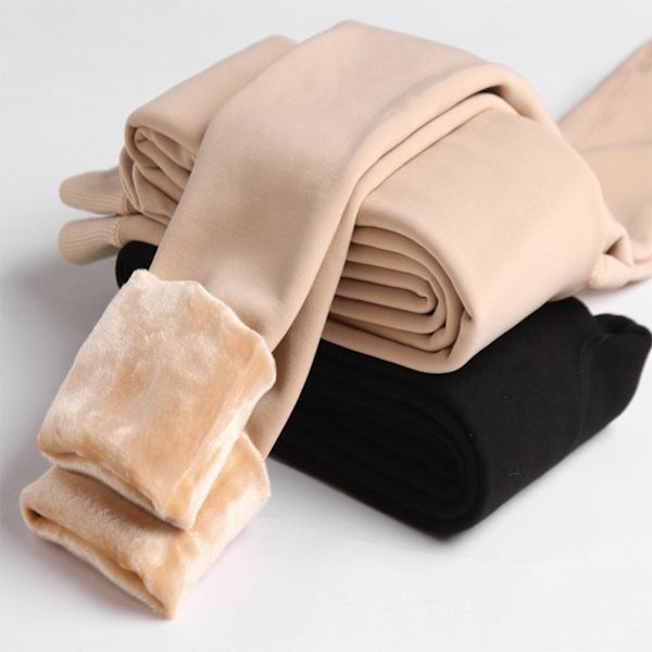1/2 Naisten fleecevuoratut sukkahousut Lämpimät sukkahousut Ulkovaatteet Ihoväri 300g Jaloilla Skin Color 300g With feet 1 Pc