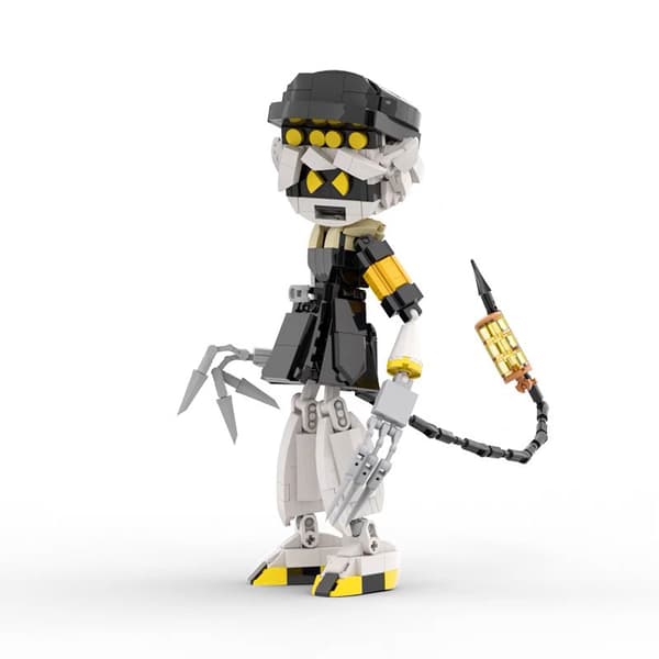 V Robot Monteringsfigur Modell – Sci-Fi Stil Byggleksak *U-robot 399 delar* U-robot 399pcs