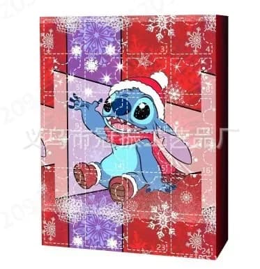 Julkalender Anime Figur Lilo & Stitch Mickey Mouse barn julklappslåda