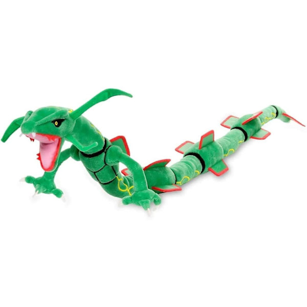 31 tommers grønn Rayquaza drage plysjdukke utstoppede dukkeleker