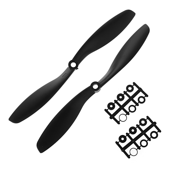 2 stk Plast 8045 Prop CW CCW Propeller til RC Quadcopter Multirotor Fly