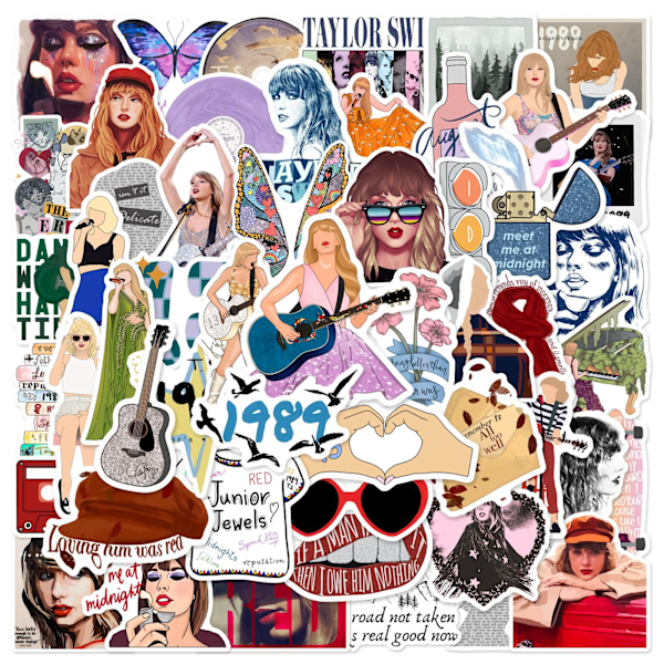 200st Taylor Swift klistermärken Graffiti klistermärken C 50st