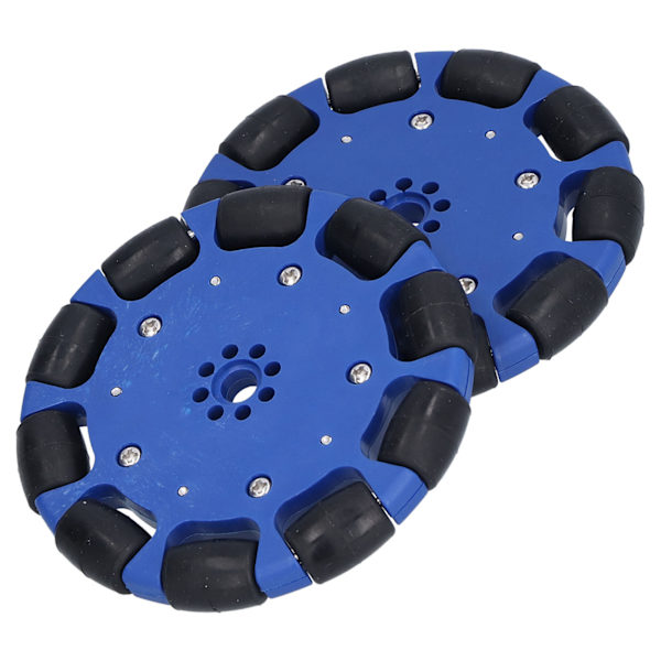 100 mm pyöreät neopreenipyörät, vetopyörät, Omni-pyörät, älykkäät robottiauton osat, 8 mm reikä