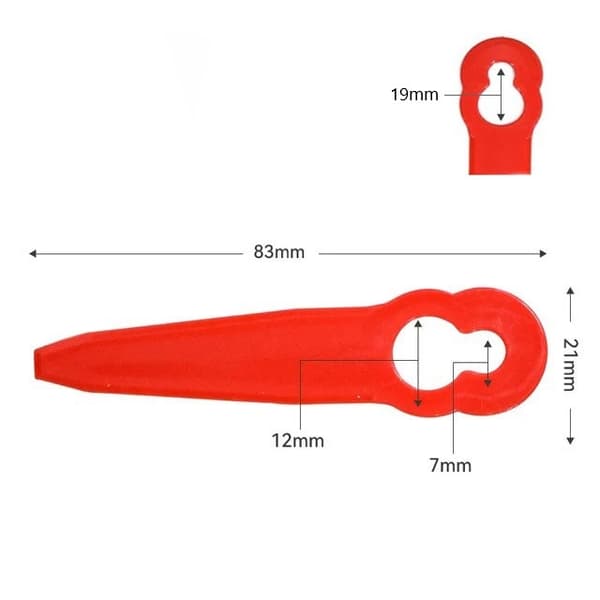 Trimmerblader - Stihl gresstrimmerblader - 100-pakning{bt} 152 83mm