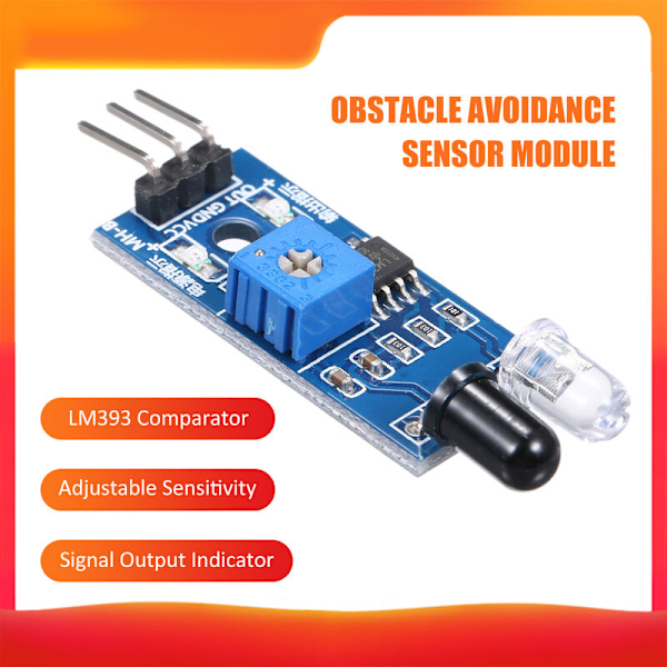 Infrared obstacle avoidance reflective photoelectric sensor module for RC smart car robot