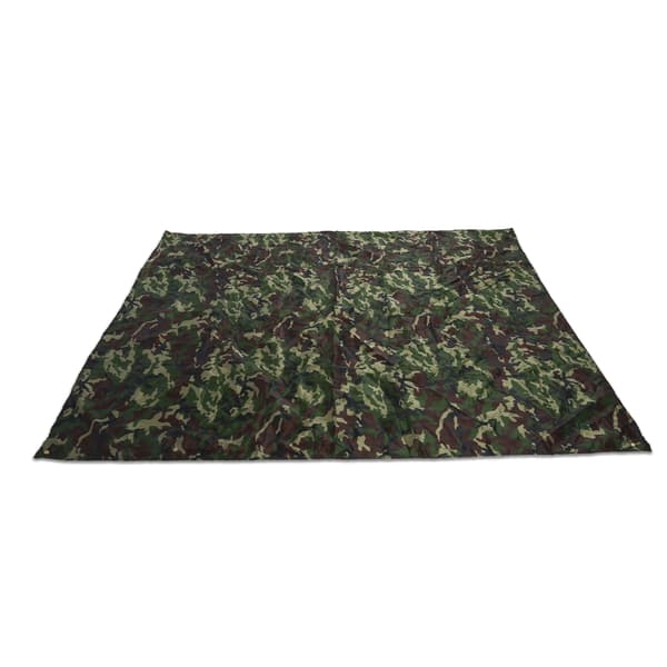 Letvægts Camouflage Regntæt Måtte til Udendørs Brug (2*2m)