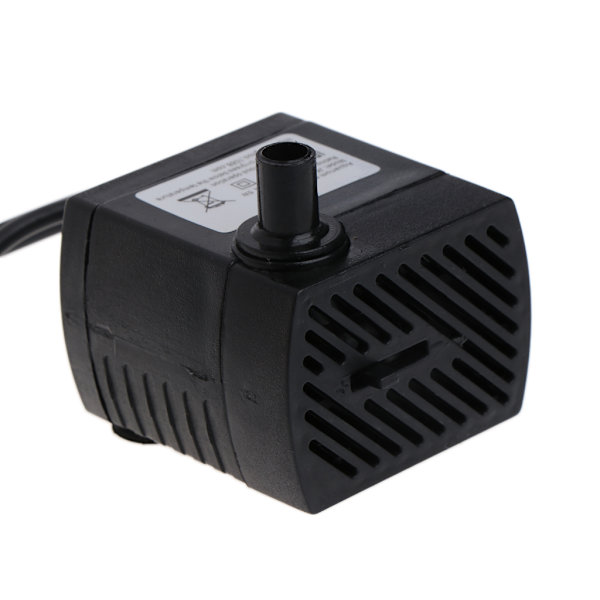 Akvaarion vesipumppu imukupeilla, minikokoinen upotettava hiljainen pumppu LED-valolla, 5 W suihkulähdepumput