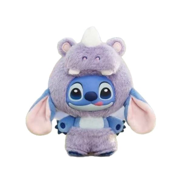 Stitch Wild Series plysj blindboks, jungeldyr simulasjon vinyl samleleke Lion