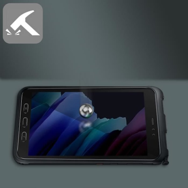 4Smarts 9H Härdat Glasskydd för Samsung Galaxy Tab Active 3 - Transparent
