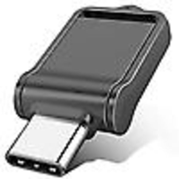 Mini Metall Typ C USB-minne, Vattentät Bärbar Pendrive för Surfplatta och Telefon