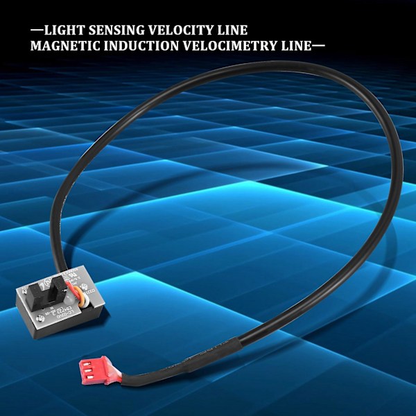 Løpebåndshastighetssensor Kabel 3-Pols Lys Sensor Tachometer Magnetisk Induksjonshastighetssensor for Løpebåndsreservedeler