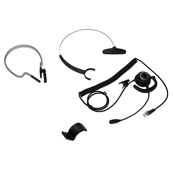 H1000-RJ9 Crystal Head Noise Canceling Call Center Headset Mukava Puhelin Kuulokkeet