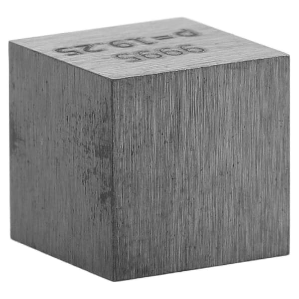 Utdannings Wolframkube for Klasseromsbruk Sølv Metall Element(h)