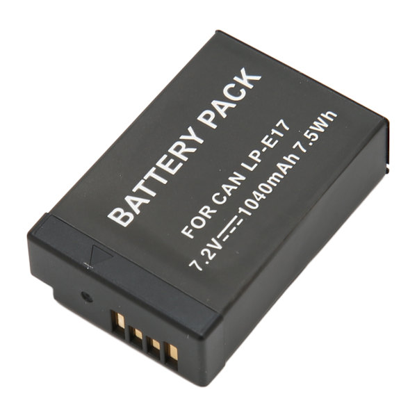 LP E17 Batteri Intelligent Høj Kapacitet 1040mAh Udskiftning til 200D II R10 RP 750D M6mark2 800D 850D 77D 760D M3 M5 ++