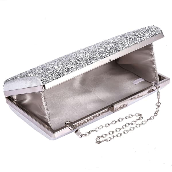 Glitter Clutch Väska - Silver{BT} Silver silver