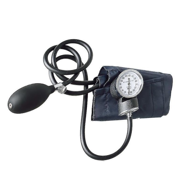 Blodtrycksmätare med standard blodtrycksmätare i manschetten