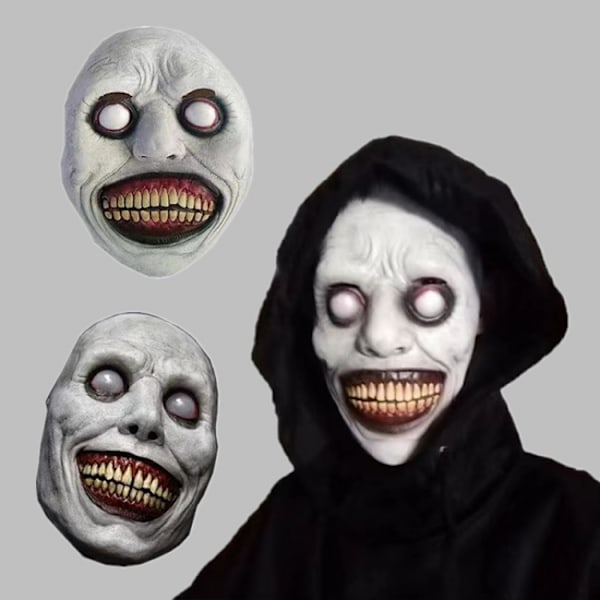 Läskig Halloween-mask för vuxna - Leende demoner skräckmasker Cosplay Läskig Halloween-kostym rekvisita för Halloween-fest karneval Cosplay