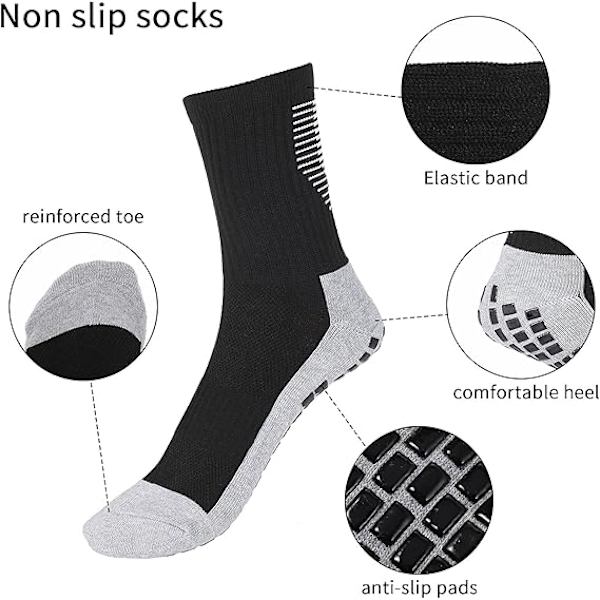 Pairs Non-Slip Sports Sokker Gummi Greb Fodbold Sokker Mænds Atletiske Sokker til Fodbold Basketball Baseball Yoga Løbetur Vandreture Vandreture