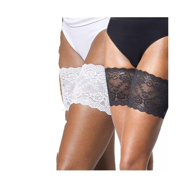 Lace Thigh Band Non-Slip Elastic Silicone Thigh Protector Lace