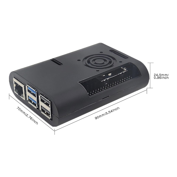 Aktivt kabinet til RaspberryPi5 RPI5 8GB/4GB/2GB/1GB beskyttelse