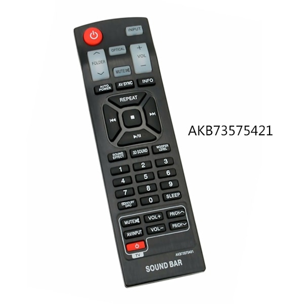 Monitoiminen älykäs kaukosäätimen korvaava kaukosäädin LG Soundbar AKB73575421 NB2420A NB4530B LJ - Perfet