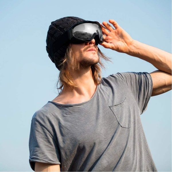 OTG Skidmask - Anti-imma Skidglasögon Anti-damm Vindtät UV400 Skydd Snowboardglasögon för Män & Kvinnor Pojkar & Flickor
